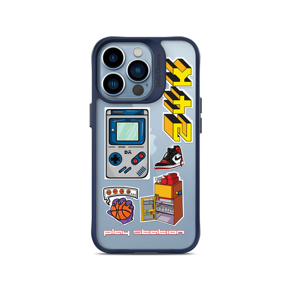 

DailyObjects Game Mode Blue Hybrid Clear Case Cover For iPhone 13 Pro Max