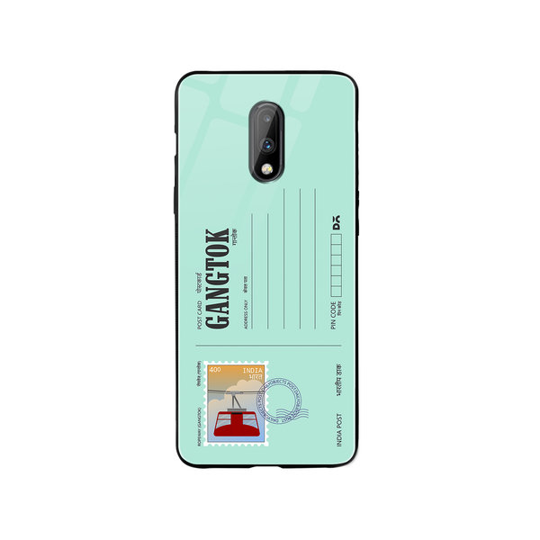 DailyObjects Gangtok Ropeway Postcard Glass Case Cover For OnePlus 7