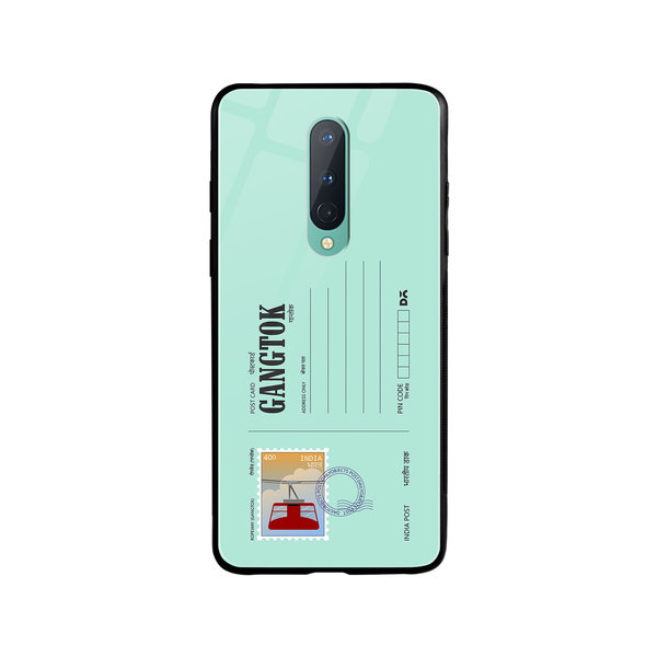 

DailyObjects Gangtok Ropeway Postcard Glass Case Cover For OnePlus 8