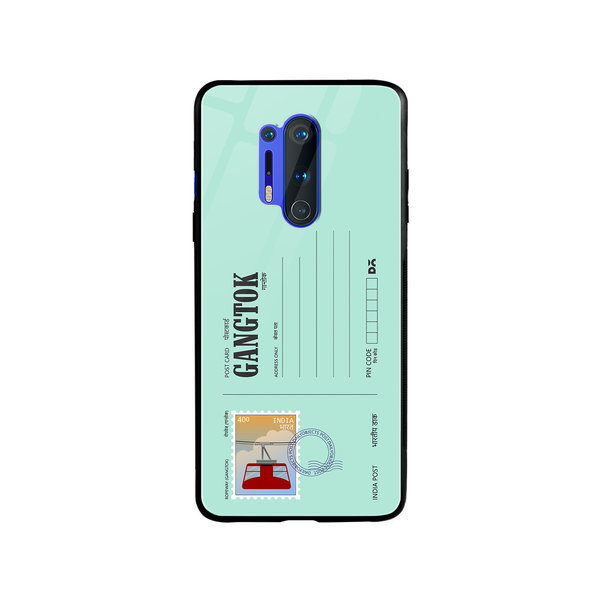 

DailyObjects Gangtok Ropeway Postcard Glass Case Cover For OnePlus 8 Pro