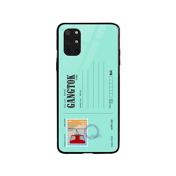 

DailyObjects Gangtok Ropeway Postcard Glass Case Cover For OnePlus 8T