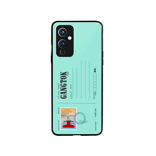 

DailyObjects Gangtok Ropeway Postcard Glass Case Cover For OnePlus 9
