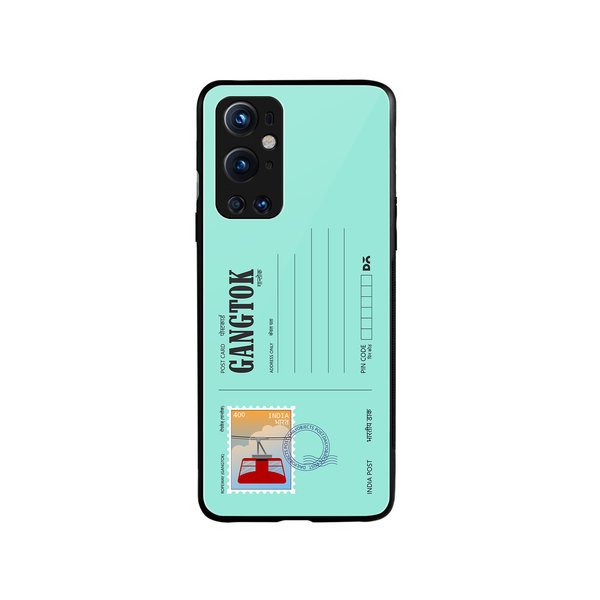 

DailyObjects Gangtok Ropeway Postcard Glass Case Cover For OnePlus 9 Pro