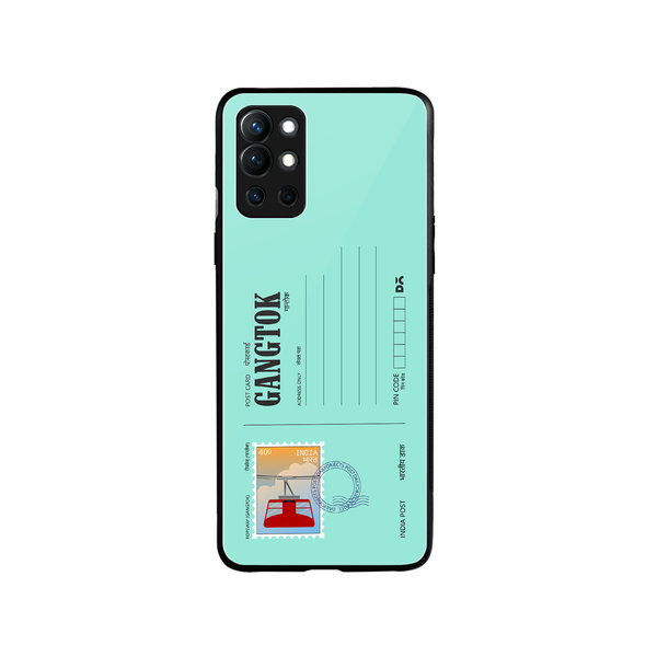 

DailyObjects Gangtok Ropeway Postcard Glass Case Cover For OnePlus 9R