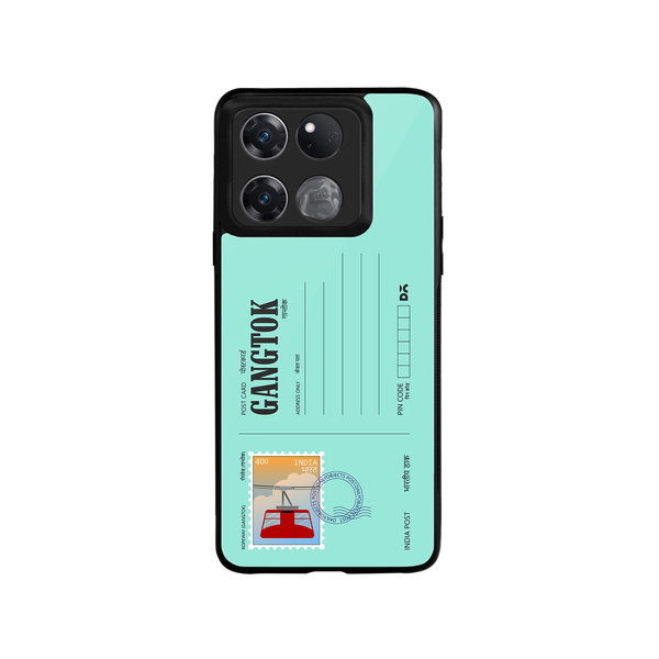 

DailyObjects Gangtok Ropeway Postcard Glass Case Cover For OnePlus Ace Racing