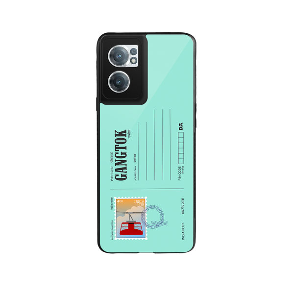 

DailyObjects Gangtok Ropeway Postcard Glass Case Cover For OnePlus Nord CE 2