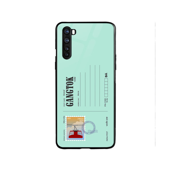 

DailyObjects Gangtok Ropeway Postcard Glass Case Cover For OnePlus Nord