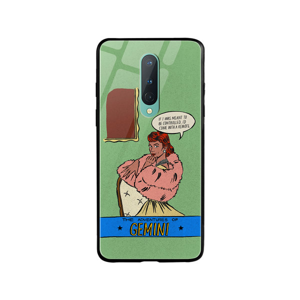

DailyObjects Gemini Glass Case Cover For OnePlus 8