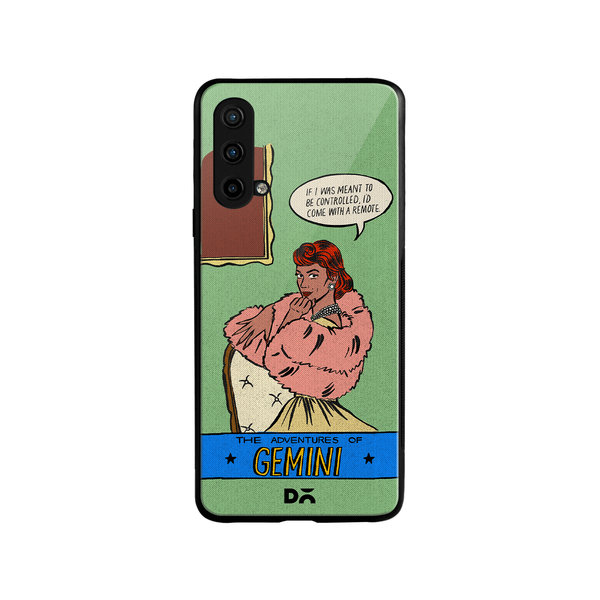 

DailyObjects Gemini Glass Case Cover For OnePlus Nord CE