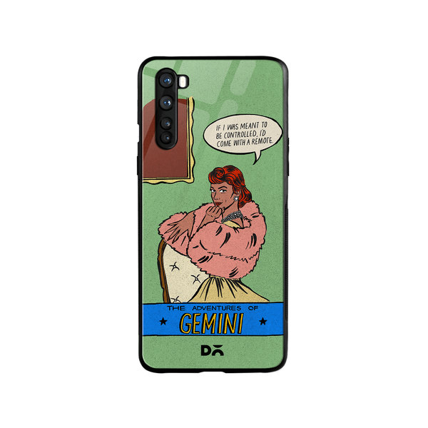 

DailyObjects Gemini Glass Case Cover For OnePlus Nord