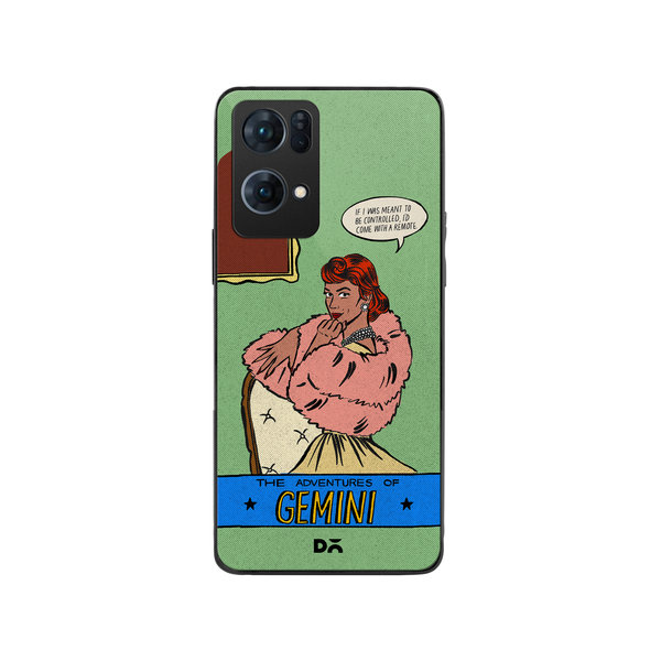 

DailyObjects Gemini Glass Case Cover For Oppo Reno 7 Pro
