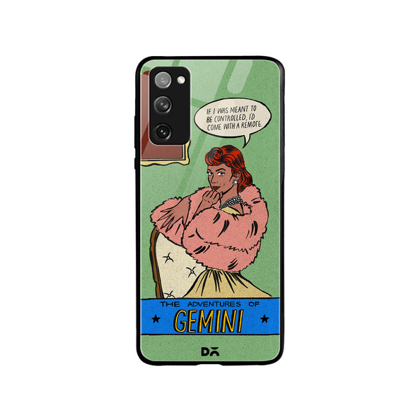 

DailyObjects Gemini Glass Case Cover For Samsung Galaxy S20 FE