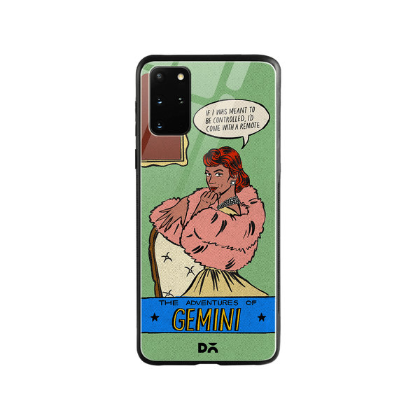 

DailyObjects Gemini Glass Case Cover For Samsung Galaxy S20 Plus