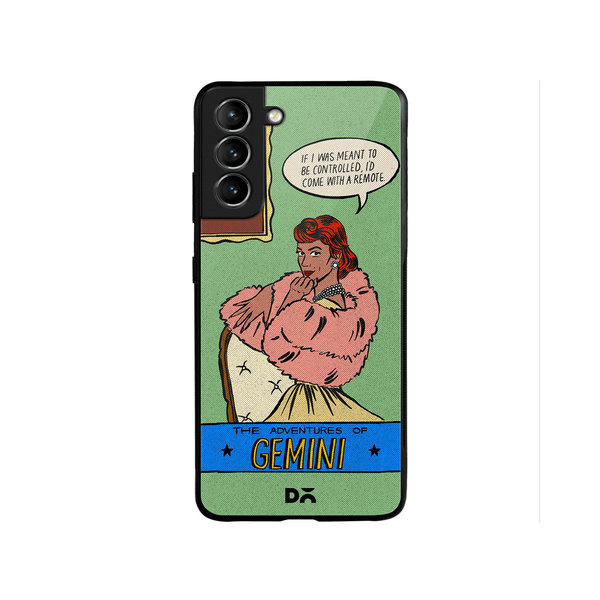 

DailyObjects Gemini Glass Case Cover For Samsung Galaxy S22 Plus