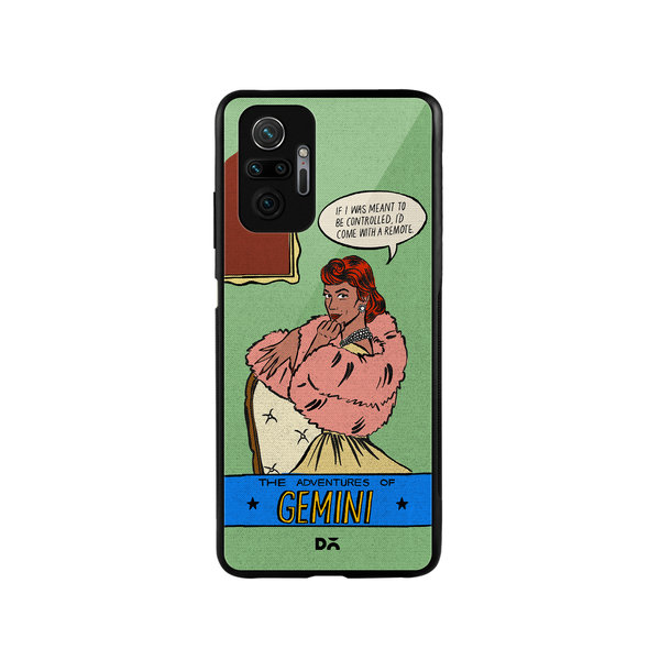 

DailyObjects Gemini Glass Case Cover For Xiaomi Redmi Note 10 Pro