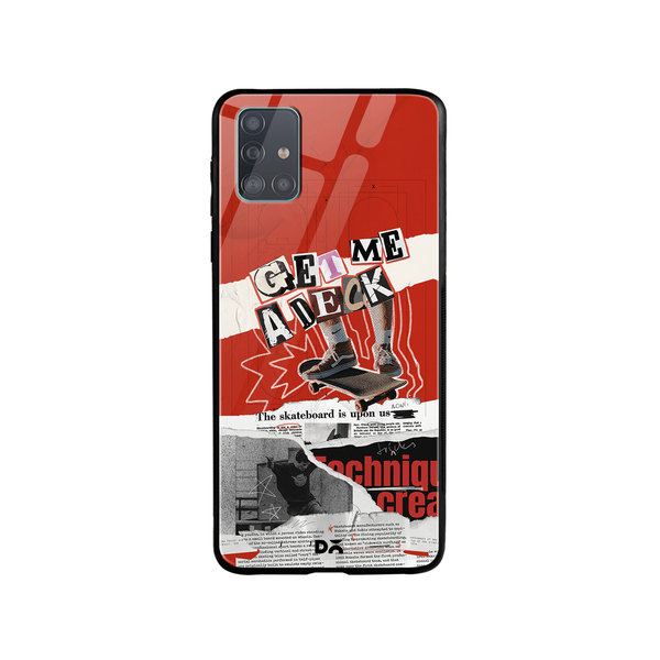 

DailyObjects Get Me A Deck Glass Case Cover For Samsung Galaxy A51