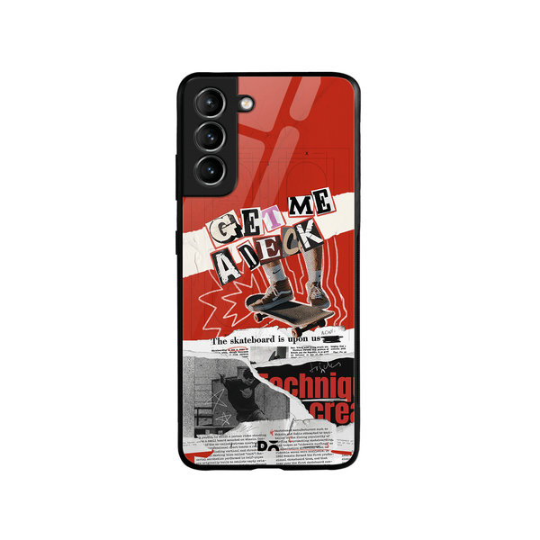

DailyObjects Get Me A Deck Glass Case Cover For Samsung Galaxy S21
