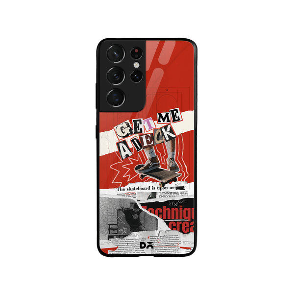 

DailyObjects Get Me A Deck Glass Case Cover For Samsung Galaxy S21 Ultra