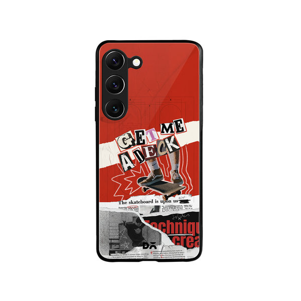 

DailyObjects Get Me A Deck Glass Case Cover For Samsung Galaxy S23 Plus