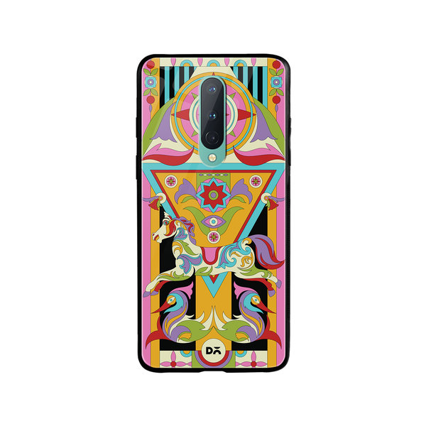 DailyObjects Ghoda Mela Glass Case Cover For OnePlus 8