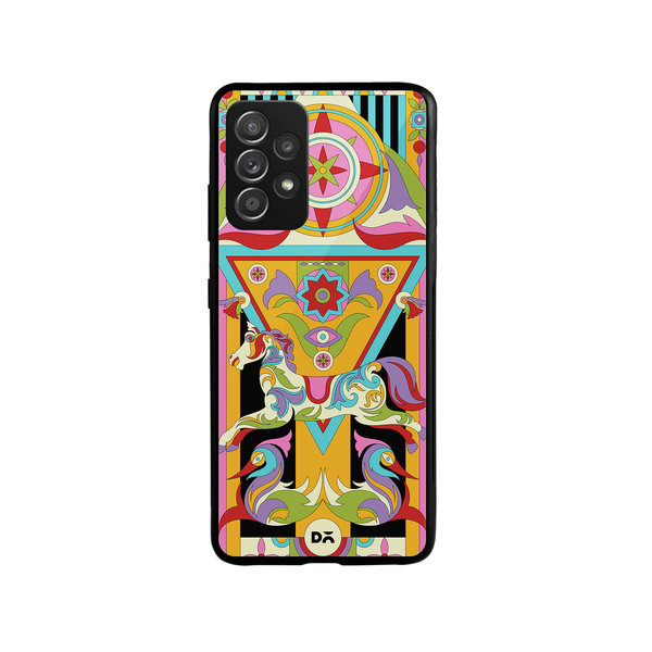 

DailyObjects Ghoda Mela Glass Case Cover For Samsung Galaxy A52