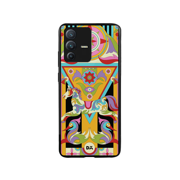 

DailyObjects Ghoda Mela Glass Case Cover For Vivo V23 Pro
