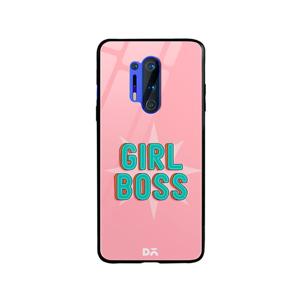 

DailyObjects Girl Boss Star Glass Case Cover For OnePlus 8 Pro