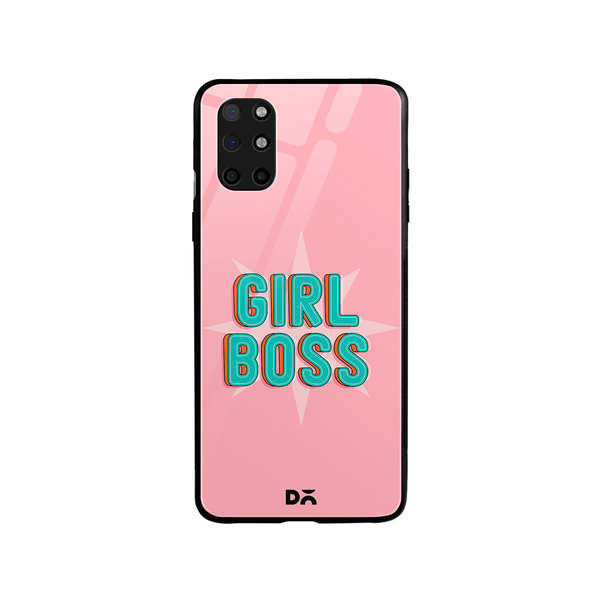 

DailyObjects Girl Boss Star Glass Case Cover For OnePlus 8T