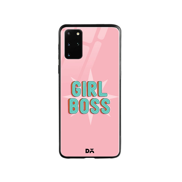 

DailyObjects Girl Boss Star Glass Case Cover For Samsung Galaxy S20 Plus
