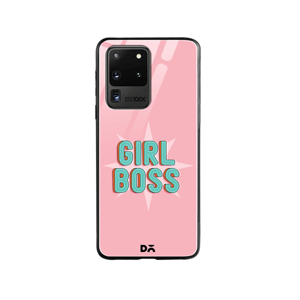 

DailyObjects Girl Boss Star Glass Case Cover For Samsung Galaxy S20 Ultra