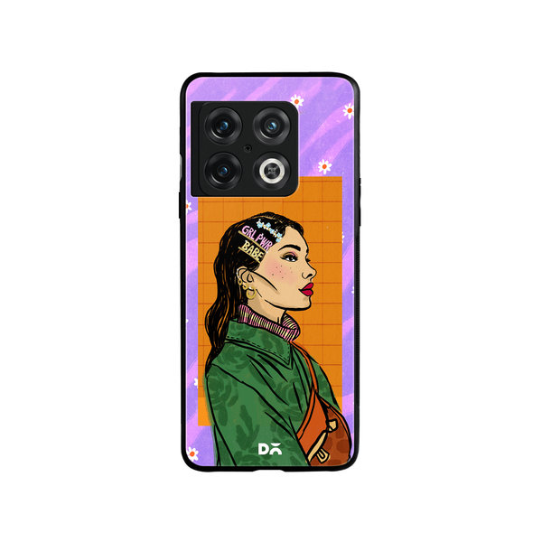 DailyObjects Girl Power Babe Glass Case Cover For OnePlus 10 Pro
