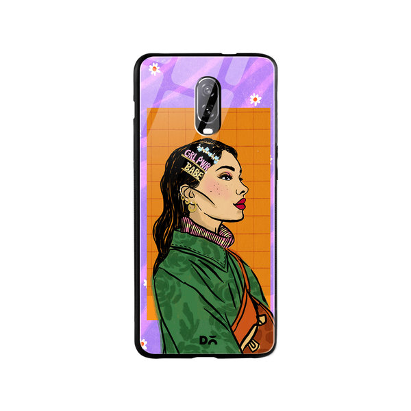 

DailyObjects Girl Power Babe Glass Case Cover For OnePlus 7
