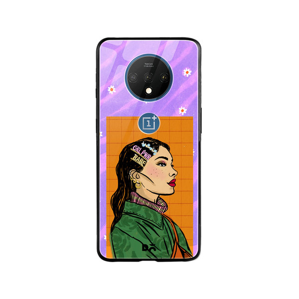 

DailyObjects Girl Power Babe Glass Case Cover For OnePlus 7T