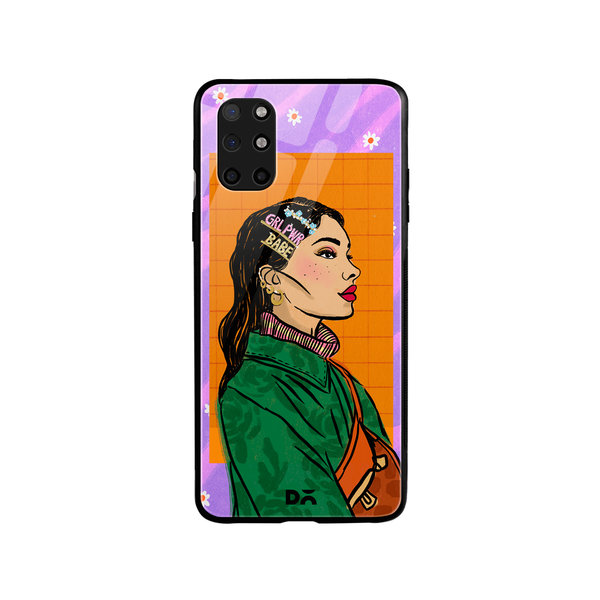 

DailyObjects Girl Power Babe Glass Case Cover For OnePlus 8T