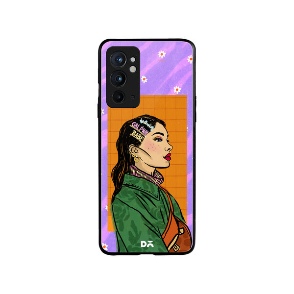 

DailyObjects Girl Power Babe Glass Case Cover For OnePlus 9RT