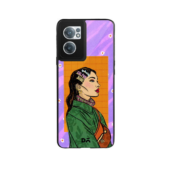 

DailyObjects Girl Power Babe Glass Case Cover For OnePlus Nord CE 2