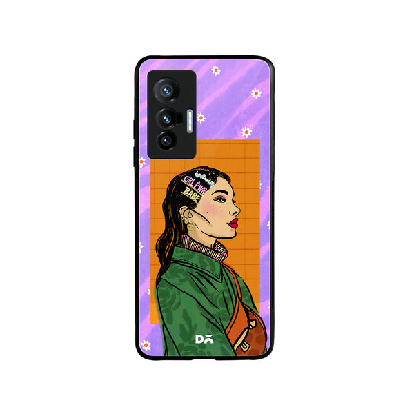 

DailyObjects Girl Power Babe Glass Case Cover For Vivo X70