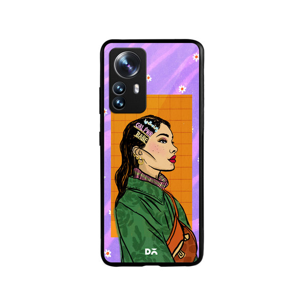 

DailyObjects Girl Power Babe Glass Case Cover For Xiaomi 12 Pro
