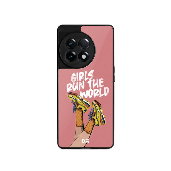 

DailyObjects Girls Run The World Glass Case Cover For OnePlus 11R