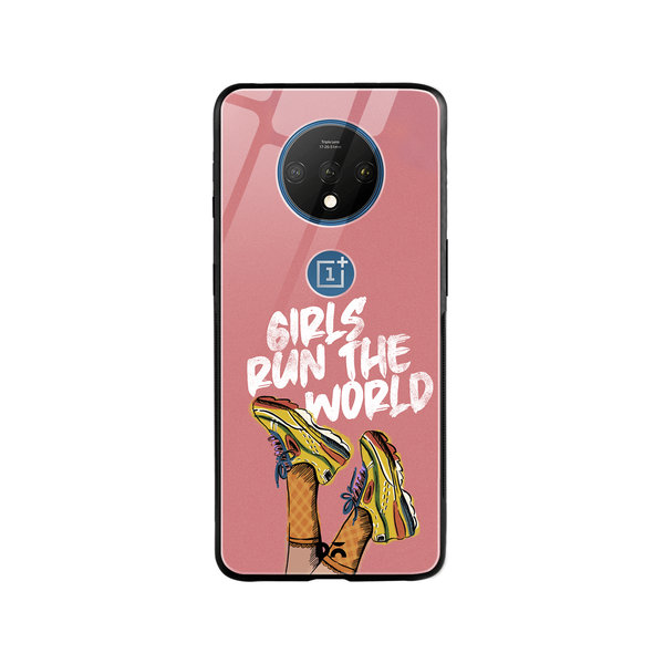 

DailyObjects Girls Run The World Glass Case Cover For OnePlus 7T