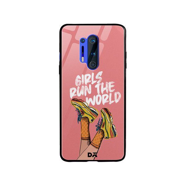 

DailyObjects Girls Run The World Glass Case Cover For OnePlus 8 Pro