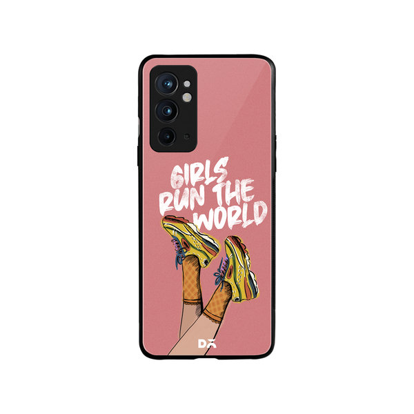 

DailyObjects Girls Run The World Glass Case Cover For OnePlus 9RT