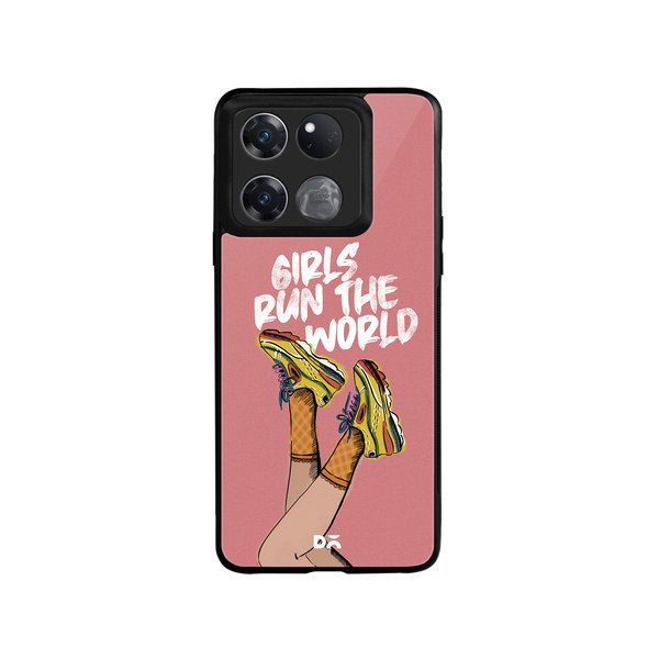 

DailyObjects Girls Run The World Glass Case Cover For OnePlus Ace Racing