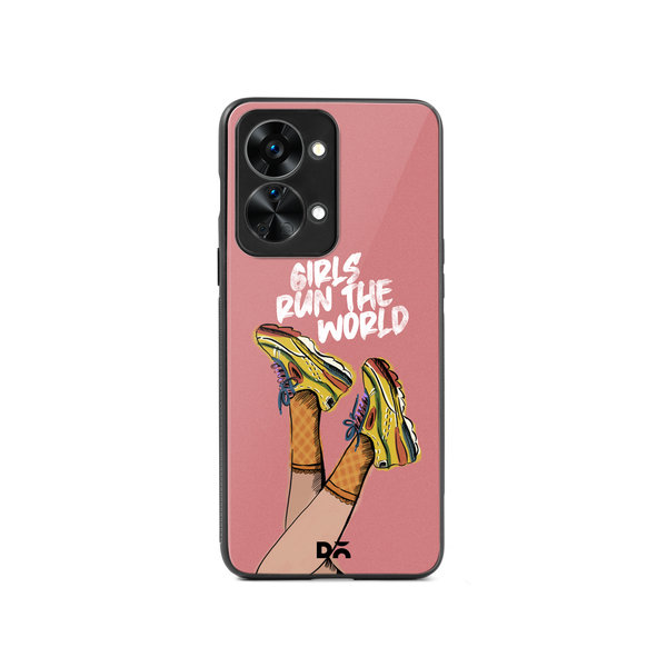 

DailyObjects Girls Run The World Glass Case Cover For OnePlus Nord 2T