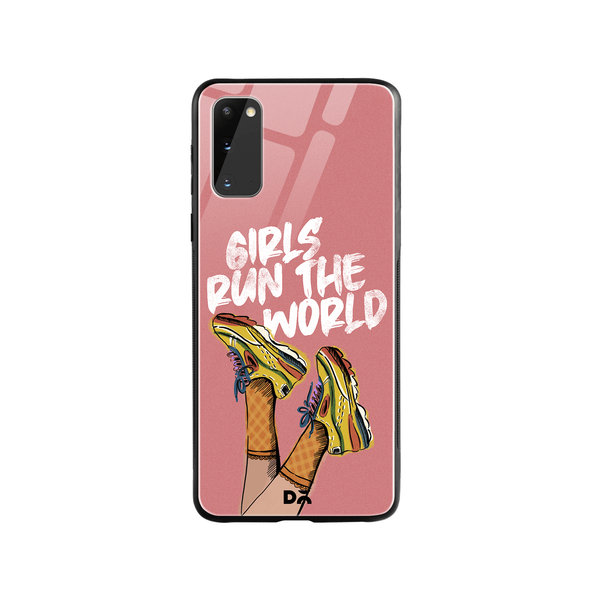 

DailyObjects Girls Run The World Glass Case Cover For Samsung Galaxy S20