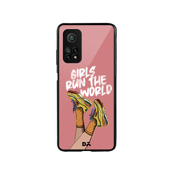 

DailyObjects Girls Run The World Glass Case Cover For Xiaomi Mi 10T