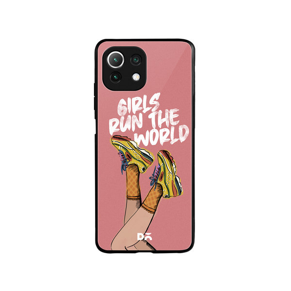 

DailyObjects Girls Run The World Glass Case Cover For Xiaomi Mi 11 Lite
