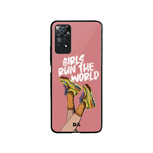 

DailyObjects Girls Run The World Glass Case Cover For Xiaomi Redmi Note 11 Pro