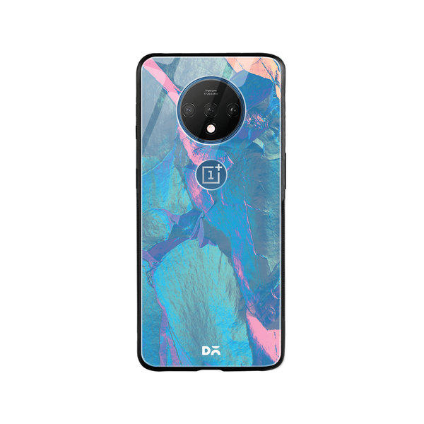 

DailyObjects Glacier Holo Stone Glass Case Cover For OnePlus 7T