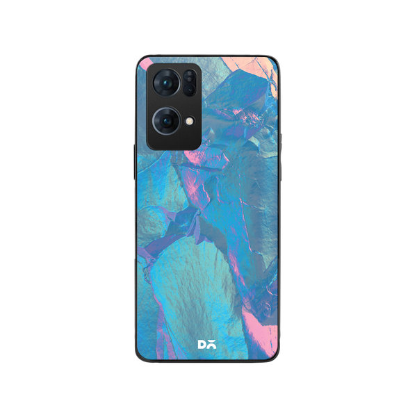 

DailyObjects Glacier Holo Stone Glass Case Cover For Oppo Reno 7 Pro